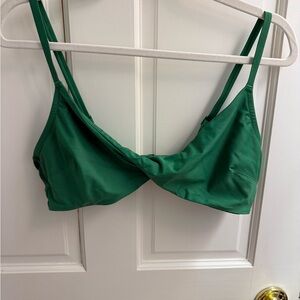 Green Women's bikini top